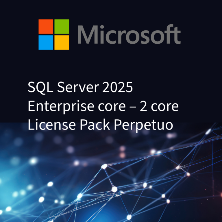 SQL Server 2025 Enterprise core - 2 core License Pack Perpetuo