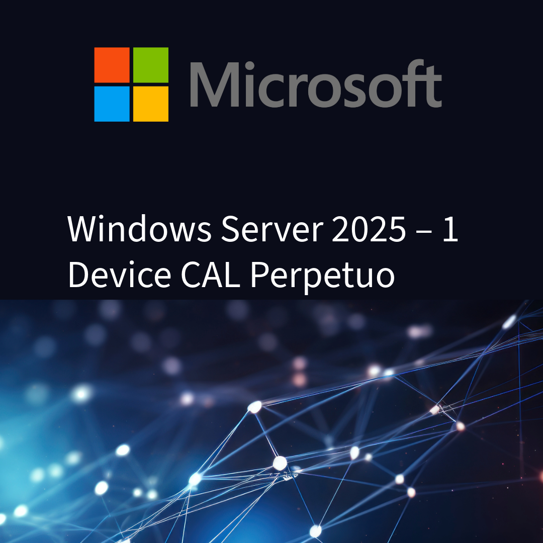 Windows Server 2025 - 1 Device CAL Perpetuo