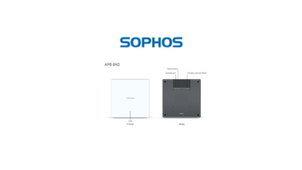 Sophos AP6 840 plenum-rated Access Point (ROW) plain, no power adapter/PoE Injector