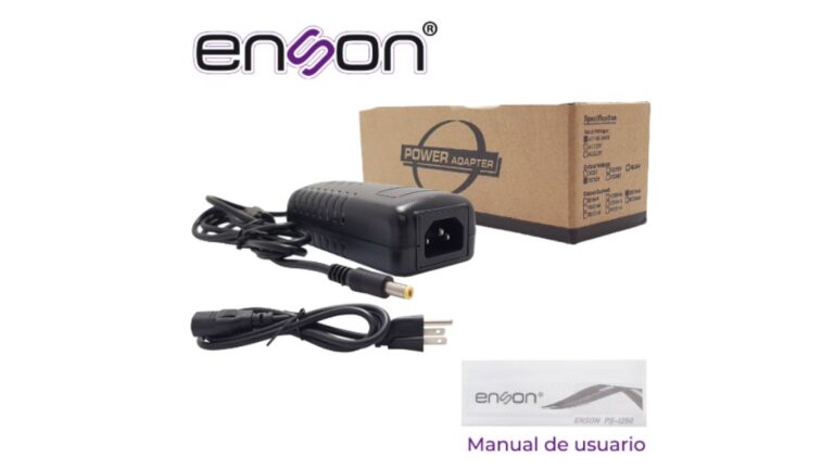 FUENTE DE PODER ENSON PS-1250 12VDC 5AMPERS CERTIFICACION UL