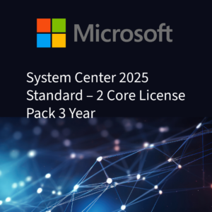 System Center 2025 Standard - 2 Core License Pack 3 Year