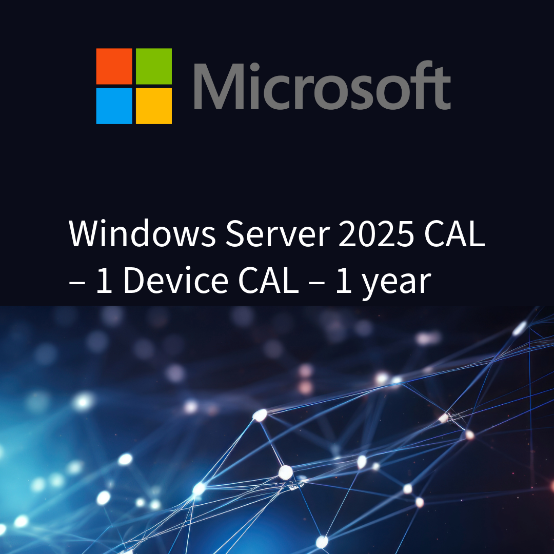 Windows Server 2025 CAL - 1 Device CAL - 1 year