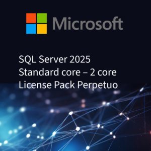 SQL Server 2025 Standard core - 2 core License Pack Perpetuo