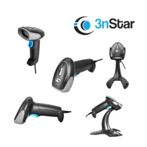 3NSTAR 2D Handheld Barcode Scanner with Auto-Sense and Base – 1280 × 800 Resolution